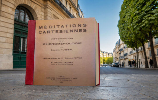 Cartesian Meditations is a later text of Husserl’s, first given as a series of lectures at the Sorbonne in Paris in 1929